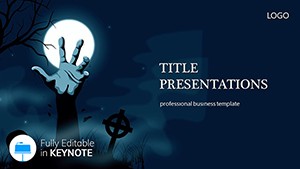 Happy Holiday Halloween Keynote templates