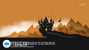 Dracula castle Keynote templates