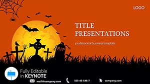 Scary Grave Keynote templates