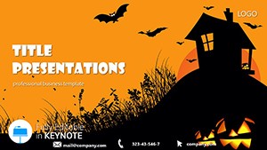 Halloween Jack o Lantern Keynote template