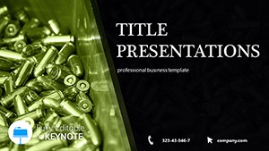 Modern Hunting Cartridges Keynote Template | Presentation Design