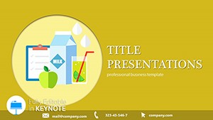 Healthy Eating Keynote templates