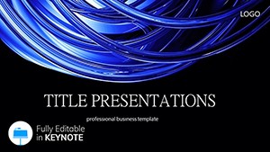 Download Curtain Abstract Keynote Template - Presentation