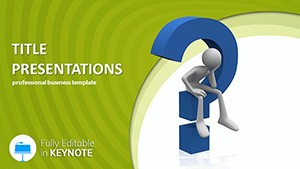 Interesting Information Keynote Template: Design Presentation
