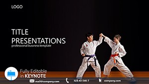 Minds Karate for Kids Keynote Template - Download Presentation