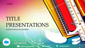 Textbooks for Schools Keynote templates