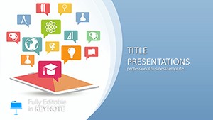 Tablet to Work Keynote templates