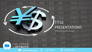 US Dollar and Japanese Yen Keynote templates