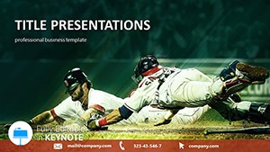 Baseball Keynote Template: Presentation Themes