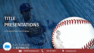 Baseball Card Keynote templates