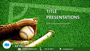 Master the Game: Baseball Requires Training Keynote Template for Presentations