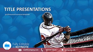 Baseball League Keynote templates