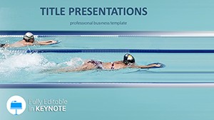Sport Swimming Keynote templates