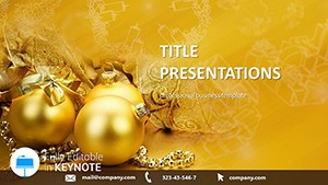 Christmas - Holiday Calendar Keynote Template