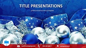Christmas decorations Keynote presentation