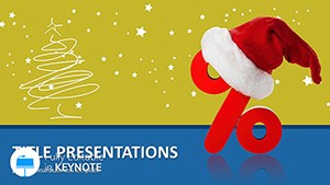 Christmas discounts Keynote templates
