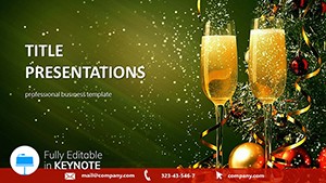 Holiday Greetings Keynote Presentation Template: Download
