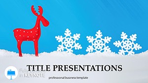 Christmas Reindeer Keynote Themes - Templates