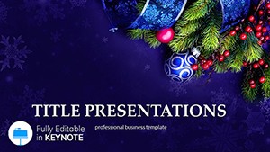 Christmas Traditions and Customs Keynote Template Presentation