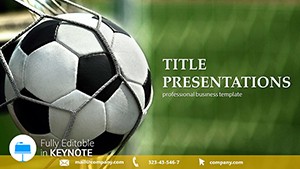 Ball into the Goal Keynote templates