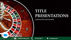 Roulette Casino Keynote templates