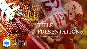 Abstract American Football Keynote templates