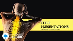 Back Pain Keynote Template for Presentation