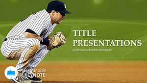 Professional Baseball Keynote Template: Presentation