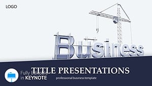Construction Business Keynote templates