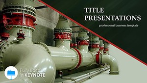 Heating System Keynote templates