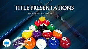 Games Billiards Keynote template