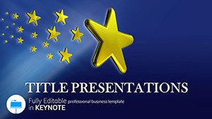 EU stars Keynote themes - templates