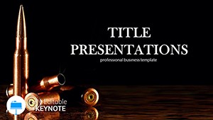 Rifle Cartridges Keynote Template: Design Presentations