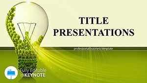 Eco-Lamps Keynote Template: Design Presentations