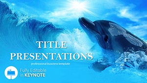 Dolphin therapy Keynote templates