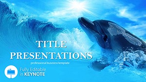 Dolphin Therapy Keynote Template: Presentation