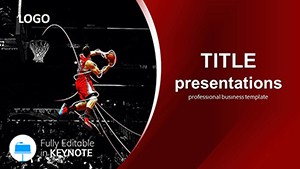 Game Unusual basketball Keynote templates