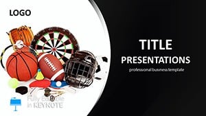 All objects for sports Keynote templates