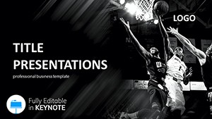 Basketball: Sports Game Keynote templates