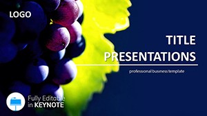 All of the grapes Keynote templates