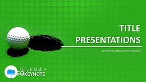 Golf Course Presentation with Keynote Template