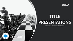Chess Tactics Keynote Template for Presentation