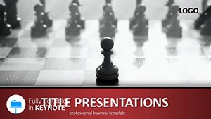 Tips for Playing Chess Strategy Keynote templates - themes
