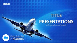 Airliner Pictures Keynote Template - Presentation Download