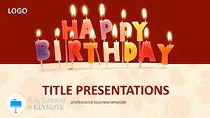Happy Birthday Presentation Keynote Template: Download