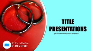 Engagement Rings presentation Keynote templates