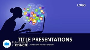 Social Media Marketing Keynote templates - themes