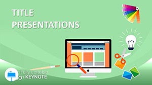 Modern Web Design Keynote Template: Presentation