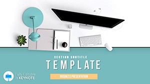 Job Operations Manager Keynote Template for Presentation