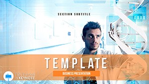 Genetics brain - human Genome Keynote template